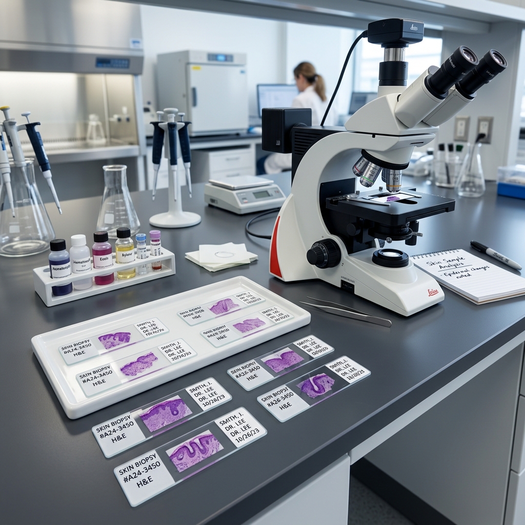 Interpretación de Laminillas de Biopsia
